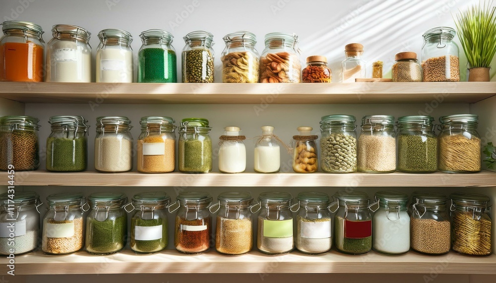 A well-organized pantry is a joy to behold. A well-organized pantry is a joy to behold.