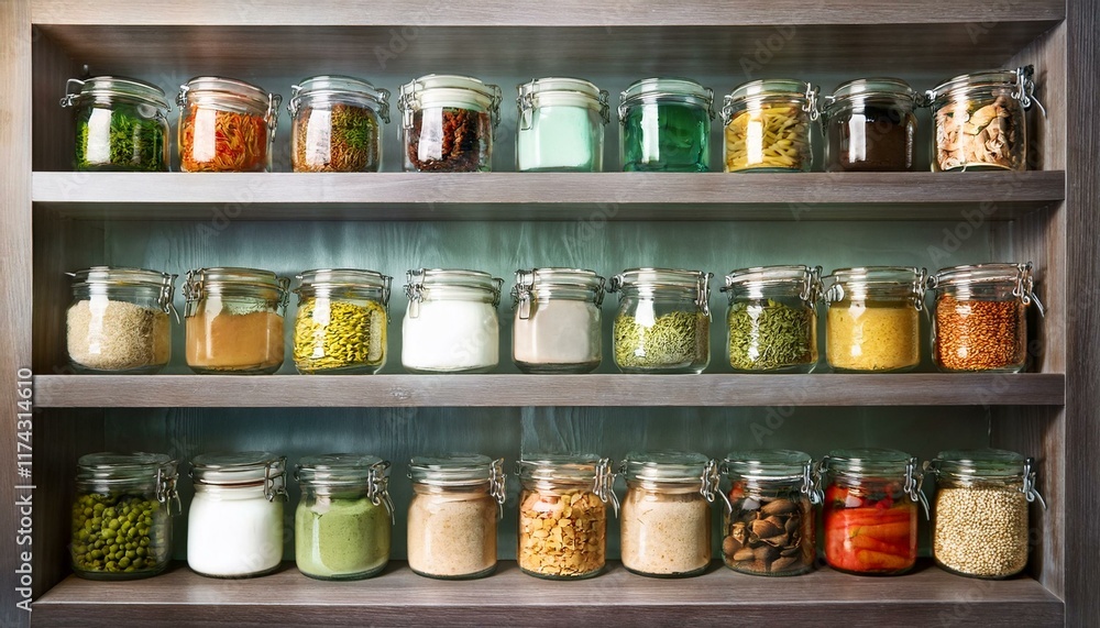 Soft colors enhance the sophistication of the pantry. Soft colors enhance the sophistication of the pantry.