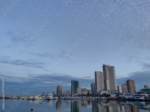 Manila bay on a cold January 2025 morning