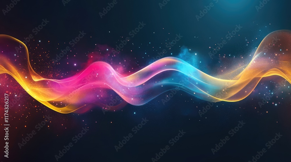 Obraz premium Energy Flow Background