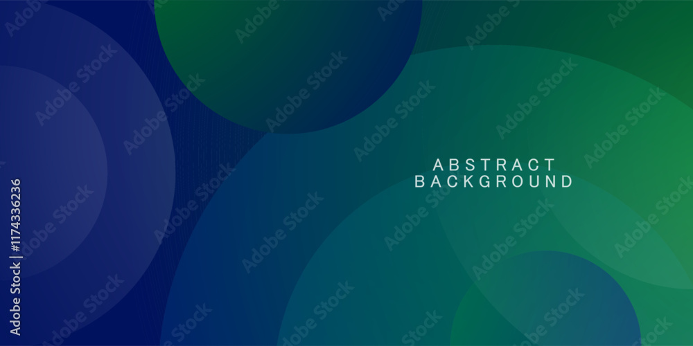 Abstract background gradient dark blue and green color background with simple circle pattern. Eps10 vector illustration Abstract background gradient dark blue and green color background with simple circle pattern. Eps10 vector illustration