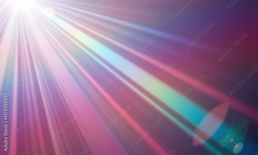 Bright prism light creates colorful rays in soft gradient background, evoking sense of wonder and beauty. vibrant hues blend seamlessly, enhancing visual experience Bright prism light creates colorful rays in soft gradient background, evoking sense of wonder and beauty. vibrant hues blend seamlessly, enhancing visual experience
