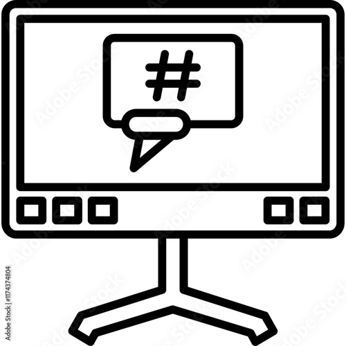 Hashtag Manager Icon