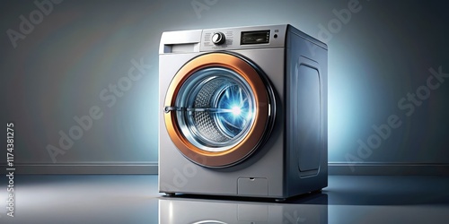 Washing Machine Isolated High Depth of Field photo