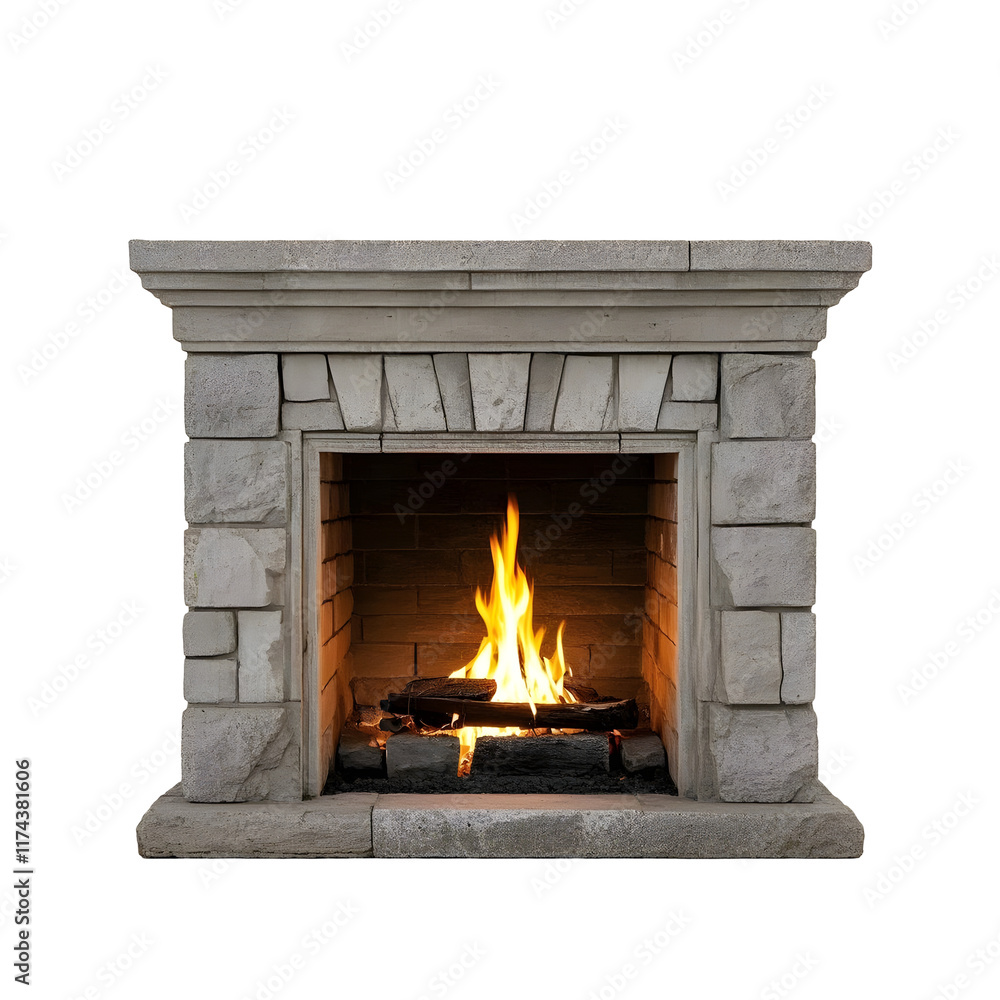 fire in fireplace fire in fireplace