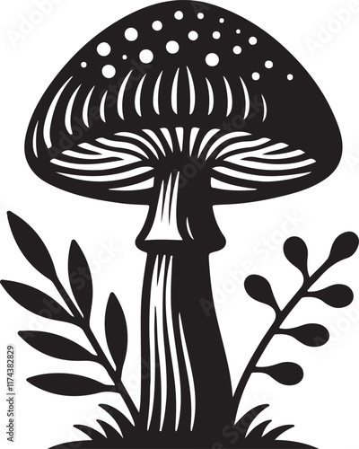 Mushroom Illustrations and Vector Art for Designers