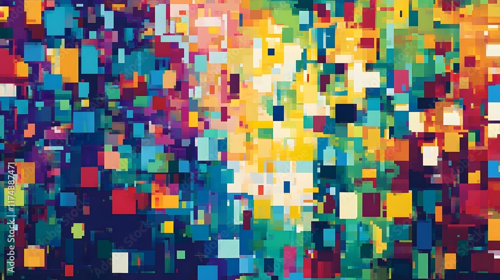 Vibrant abstract art display digital medium colorful composition modern environment artistic perspective Vibrant abstract art display digital medium colorful composition modern environment artistic perspective