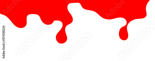 Blood drips pattern and splatters liquid stain texture. Splashes and drops form. Dripping blood pattern. Blood splatter, sweet blob liquid. red blood  paint splashes. vector illustration