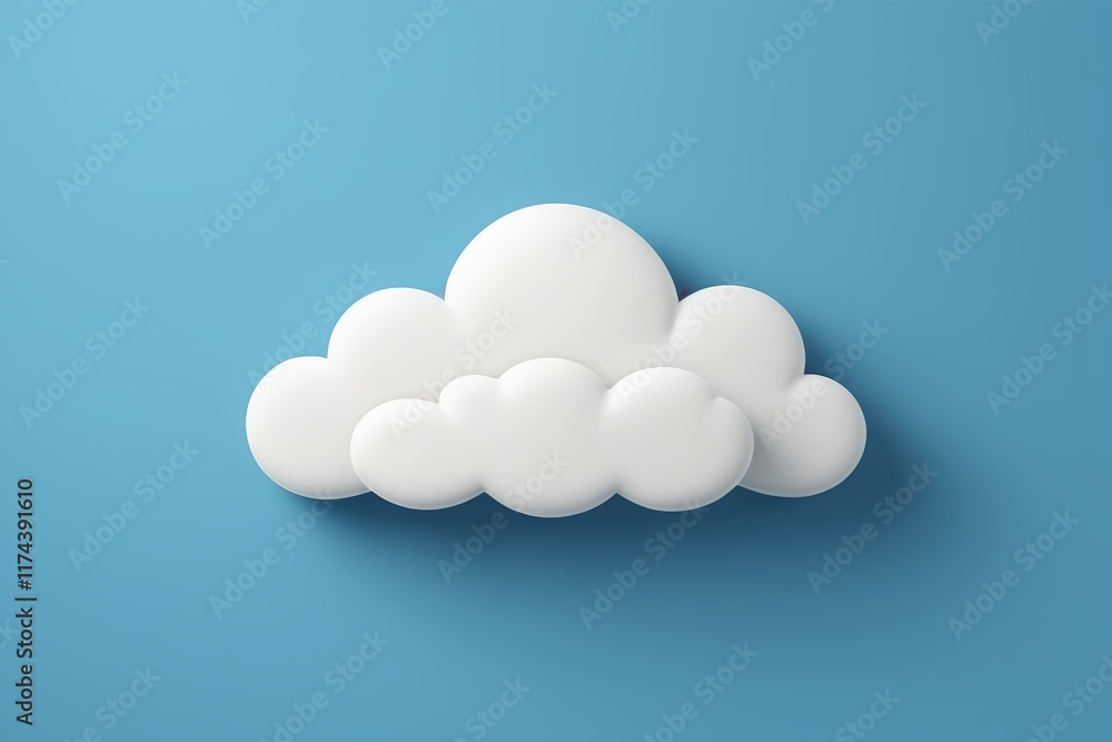 a close up of a cloud on a blue background with a shadow a close up of a cloud on a blue background with a shadow