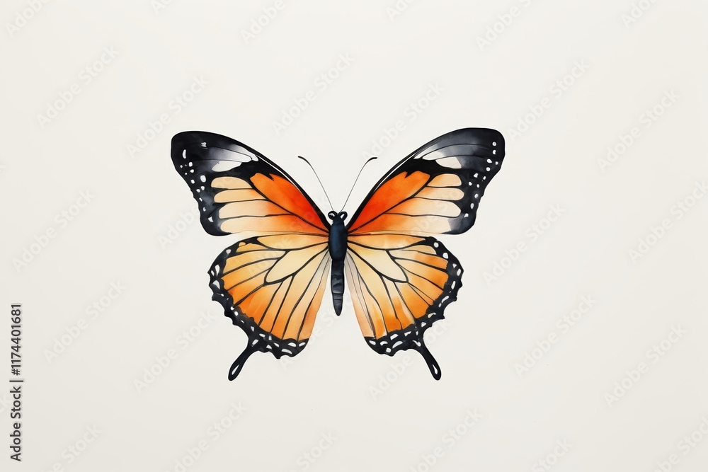Obraz premium there is a butterfly that is flying in the air