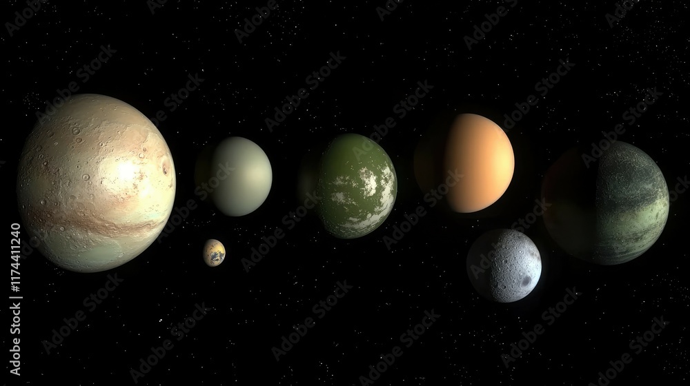Solar System Planets Visual Representation Solar System Planets Visual Representation