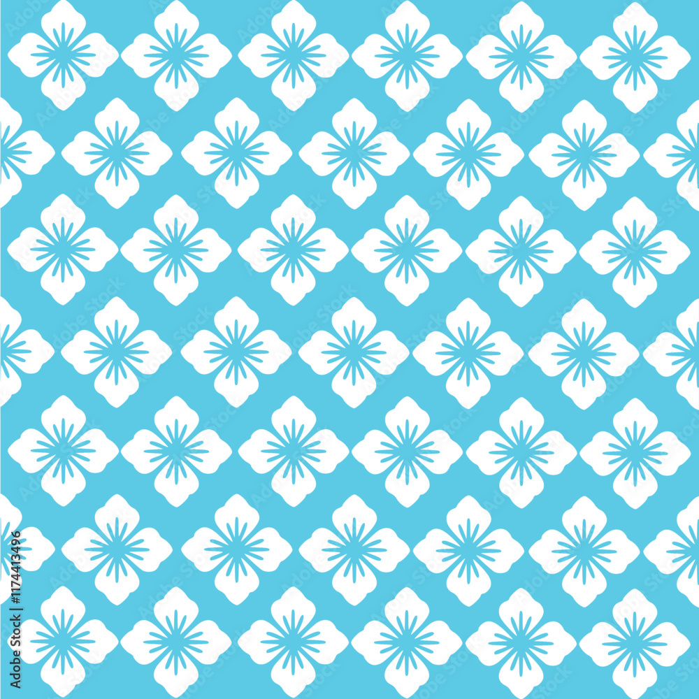 Vector seamless pattern with hand drawn symmetric flowers. Beautiful design for textile, wallpaper, wrapping paper and backgrounds. Vector seamless pattern with hand drawn symmetric flowers. Beautiful design for textile, wallpaper, wrapping paper and backgrounds.