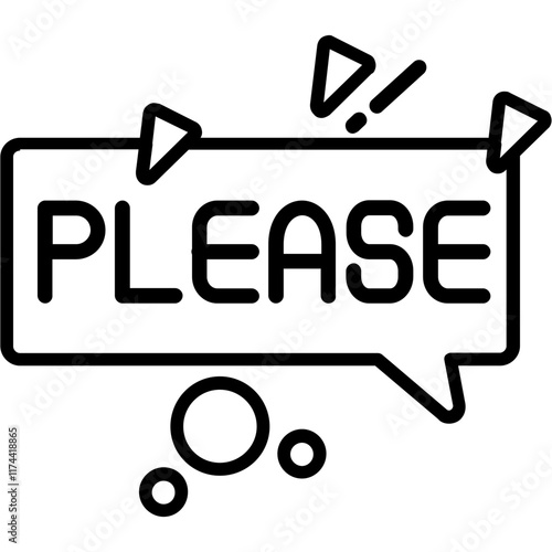 Please Sticker Icon