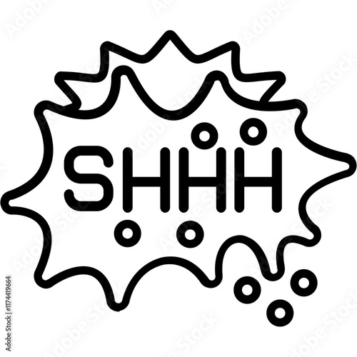 SHH Sticker Icon