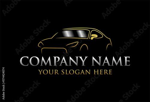 Automotive car logo template. vector logo