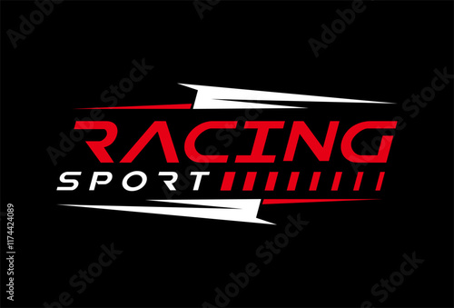 Race sport car stripe stickers, checker decals. Motocross competition retro emblems, motorsport championship  vector symbols or decals. logo vector