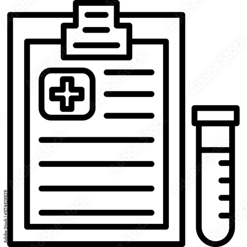 Digital lab results Icon