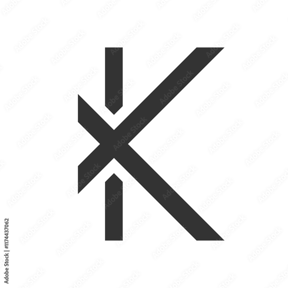 Obraz premium K Logo Design: Innovative, Sleek, and Impactful Branding