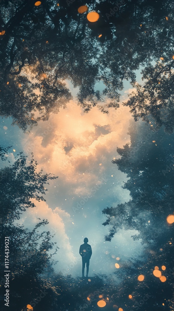 Obraz premium Enchanted Forest: A Dreamlike Landscape
