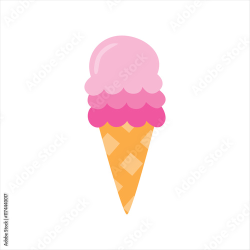 Delicious Ice Cream Cones on Summer Days