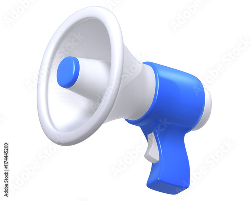 megaphone isolated on white