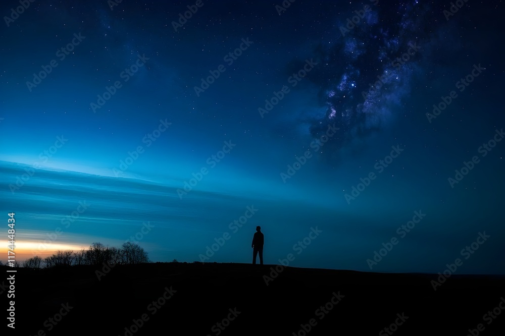 Stunning View of the Milky Way Galaxy at Night Stunning View of the Milky Way Galaxy at Night