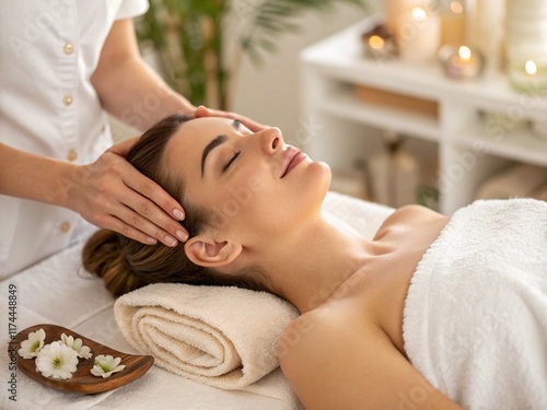 woman getting treatment