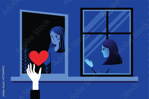 A vibrant illustration depicting the transformative power of empathy and compassion, showcasing how these qualities lead to positive emotions.
