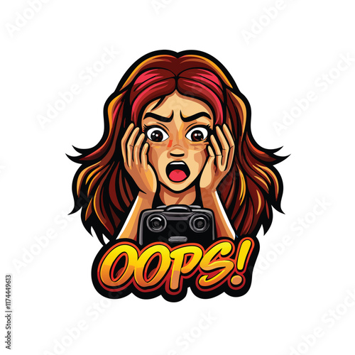 A young woman dramatically facepalms with a look of utter exasperation, embodying the ultimate "epic fail" moment.