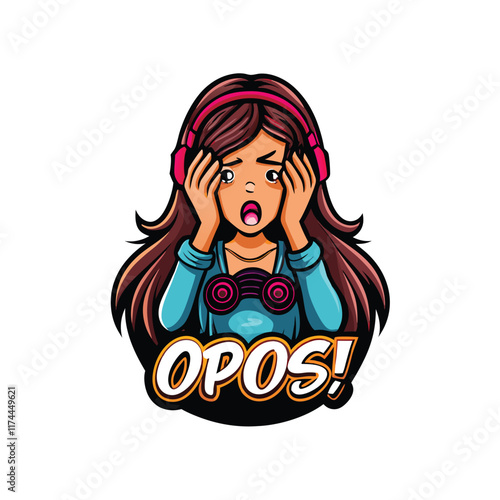 A young woman with a defeated expression dramatically facepalms, embodying the essence of an epic fail.