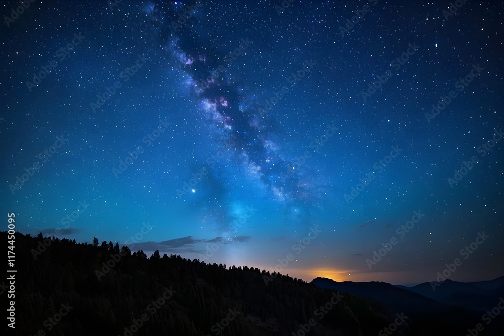 Stunning View of the Milky Way Galaxy at Night Stunning View of the Milky Way Galaxy at Night
