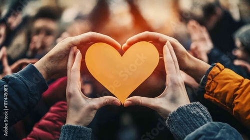 Community Hearts Unite in Warm Park Setting