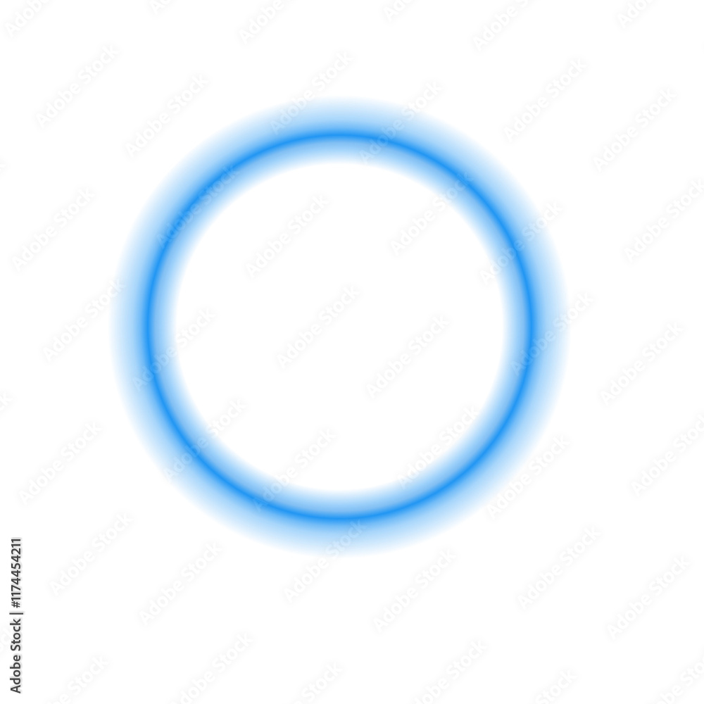blue round frame blue round frame