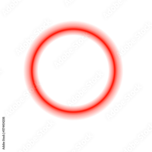 red round frame