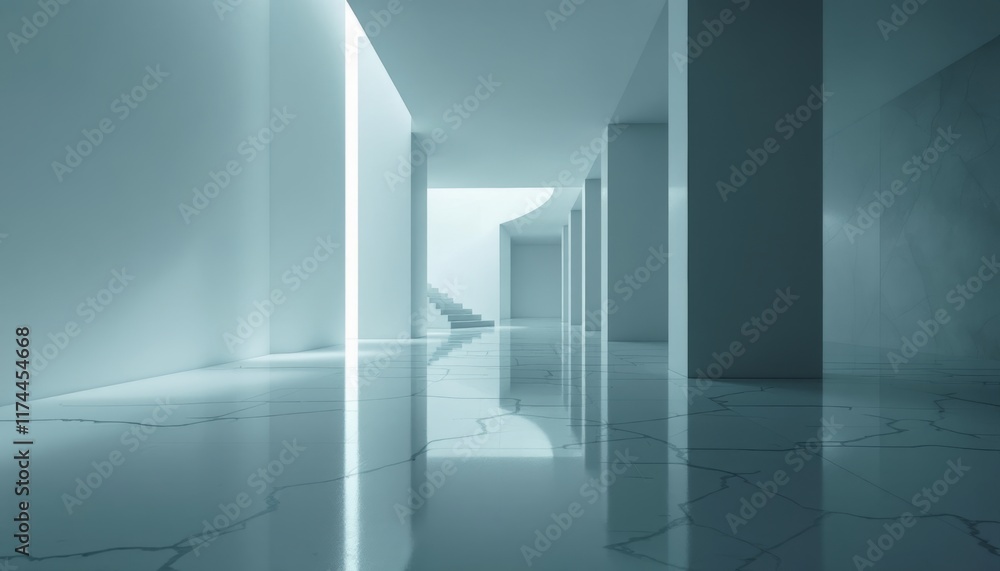 Obraz premium room with columns