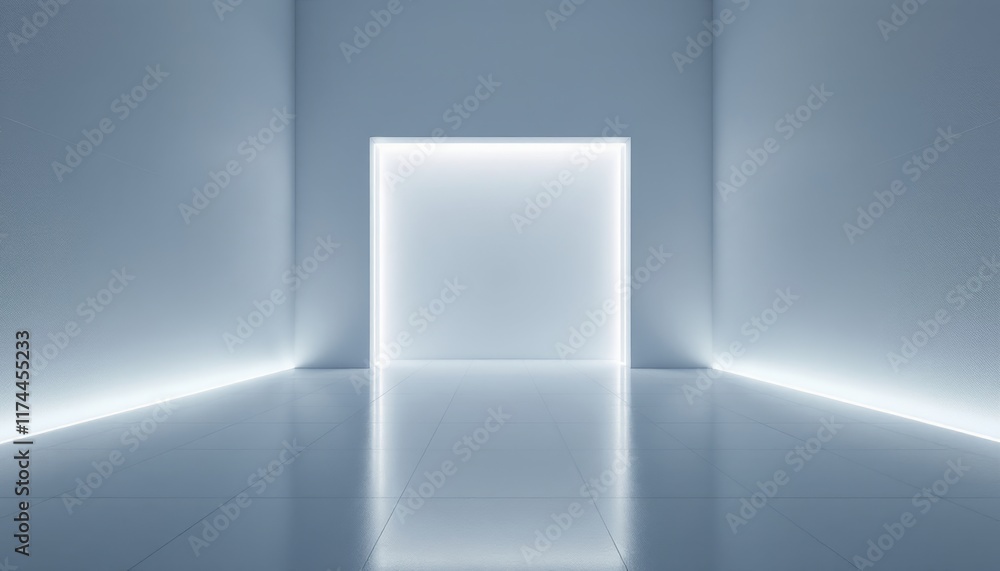 Fototapeta premium door with light