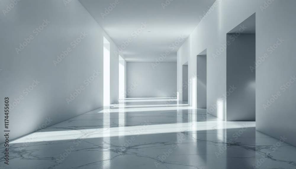 empty white room
