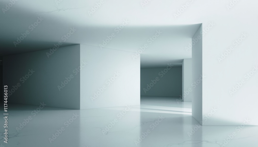 empty white room