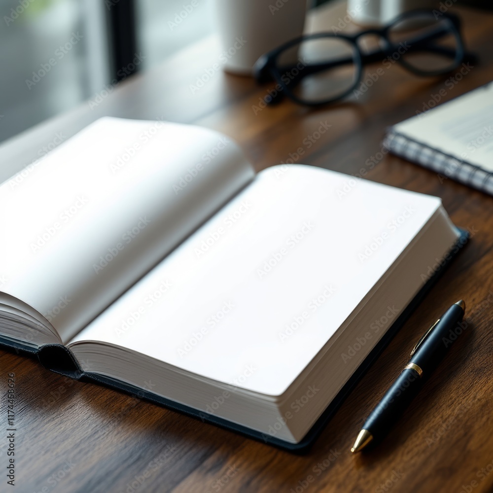 notebook and pen