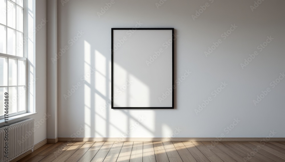 empty room with a window