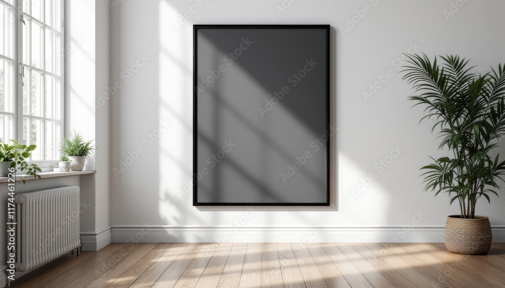 empty room with a window