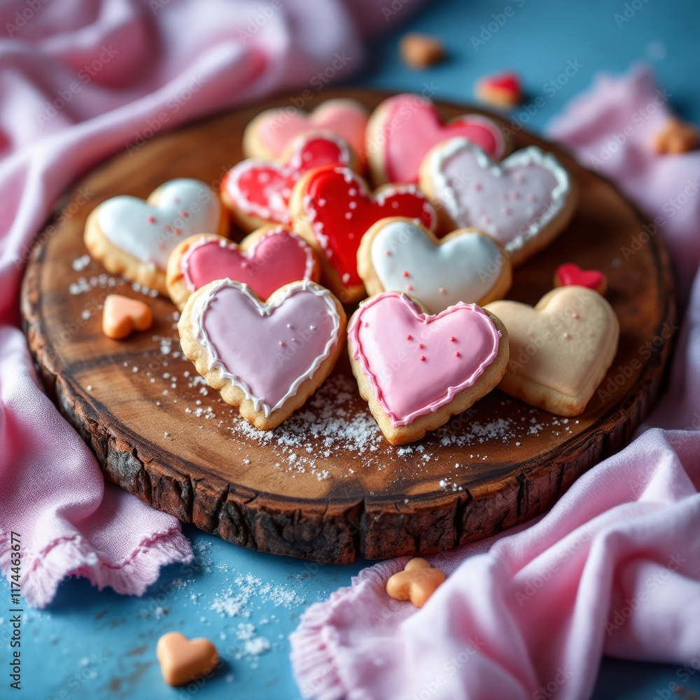 heart shaped cookies
