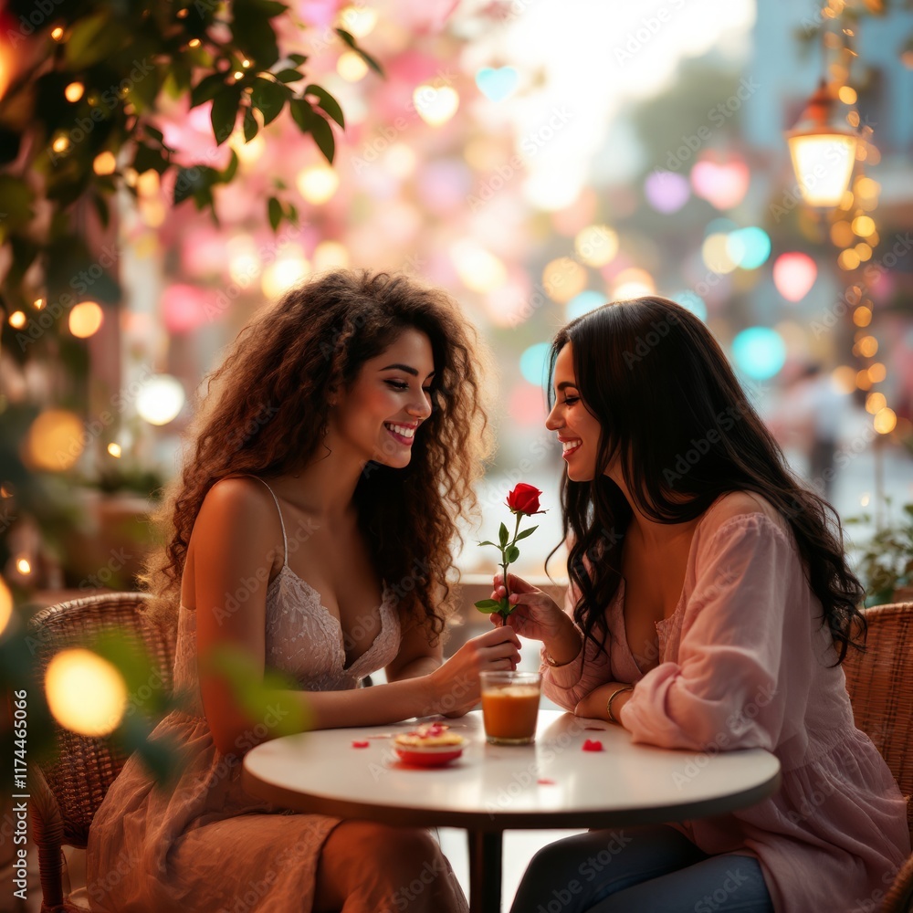 couple in restaurant