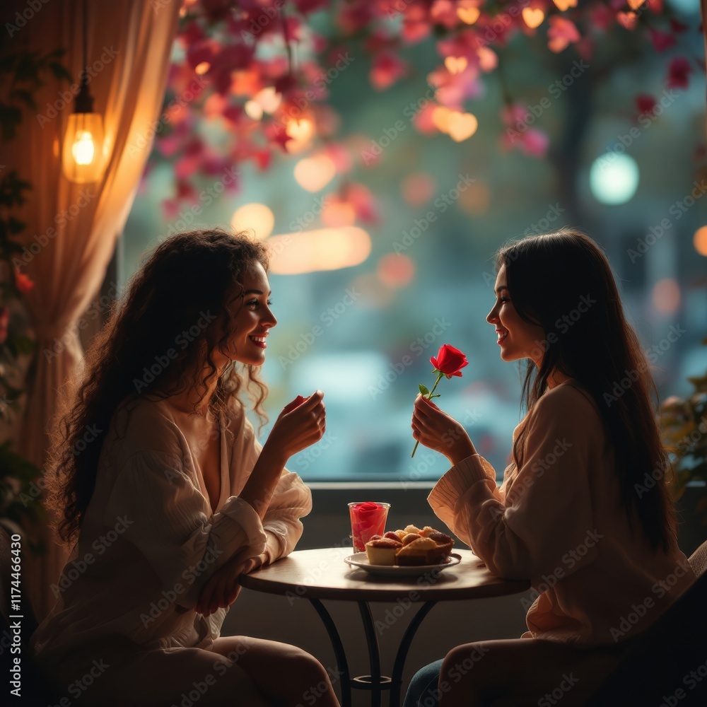 couple in restaurant