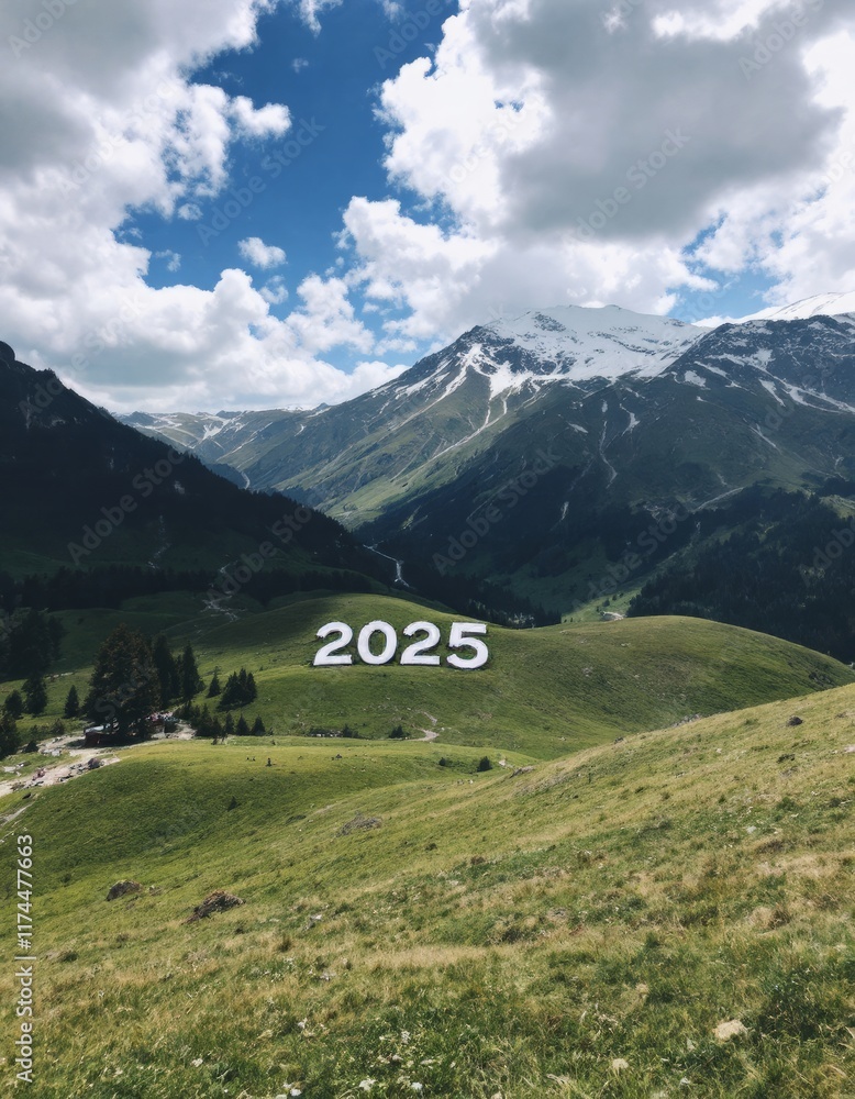 swiss mountain landscape
