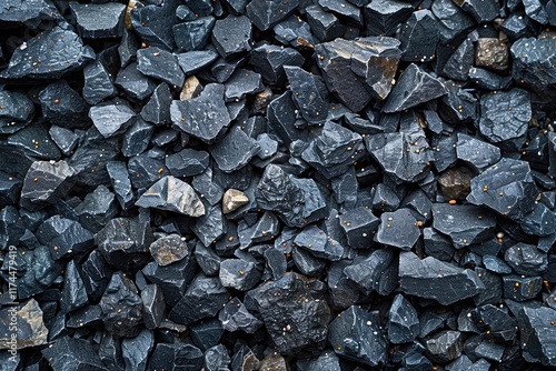 Wallpaper Mural Coarse rough black sand texture Torontodigital.ca