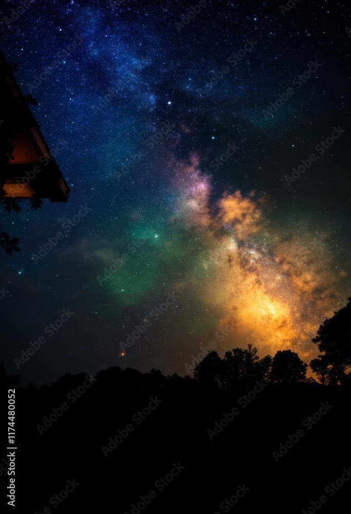 sky with stars