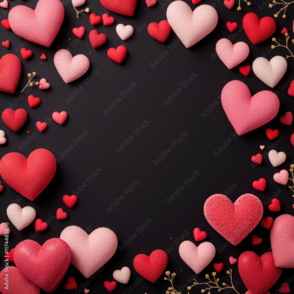 valentine hearts background