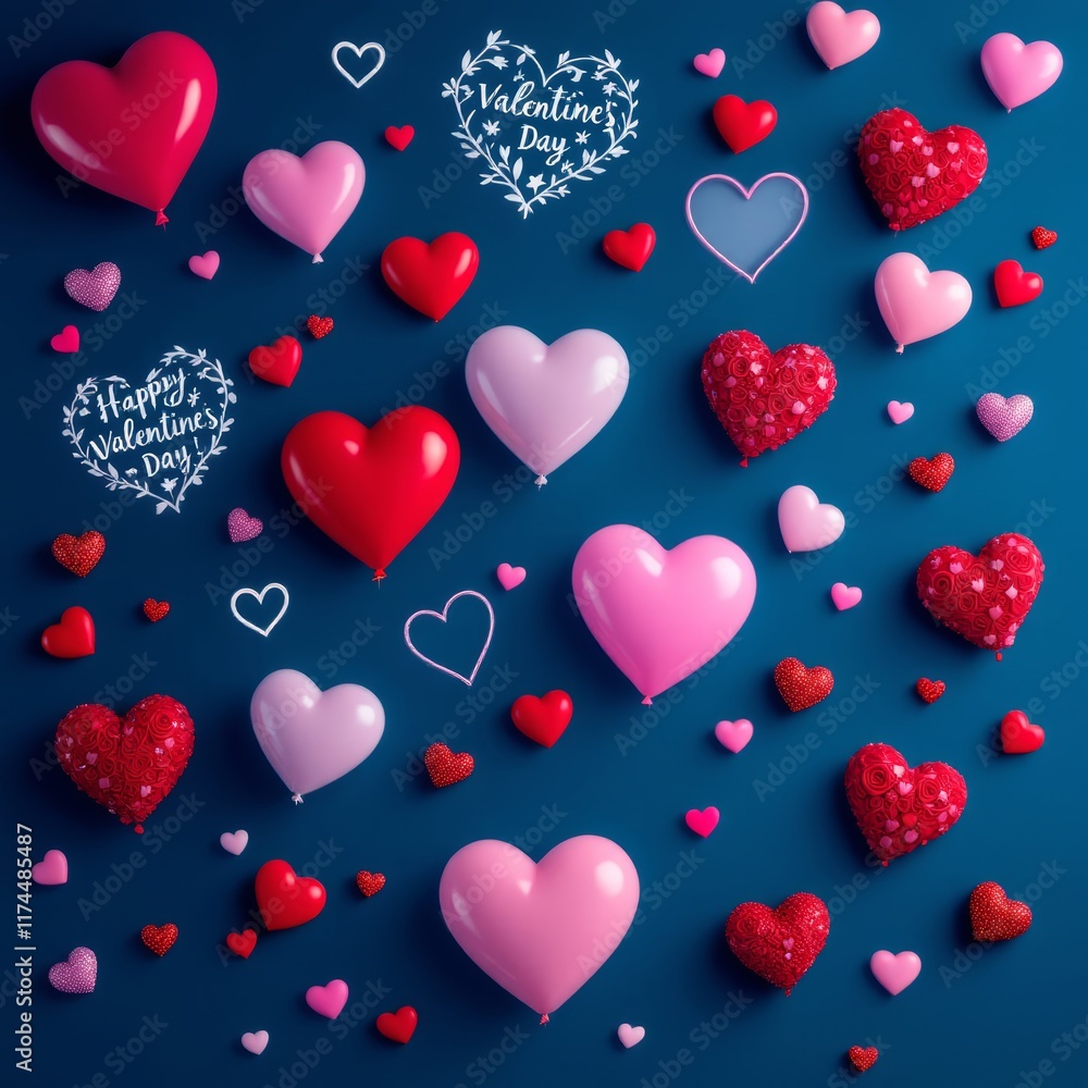 hearts background