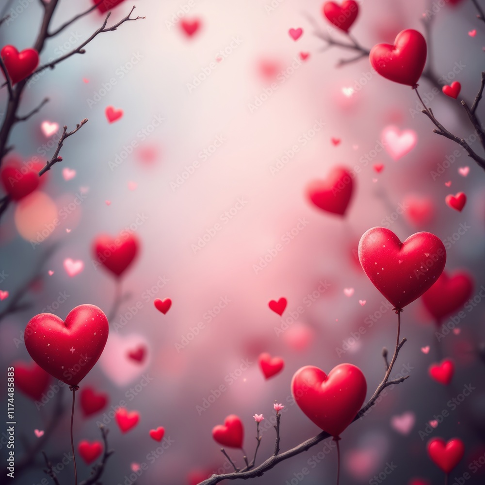hearts background